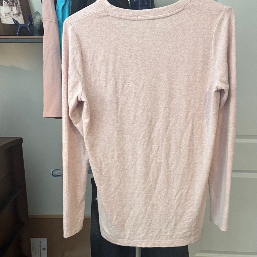 Matty M Soft Pink Knit Top - Picture 4 of 4